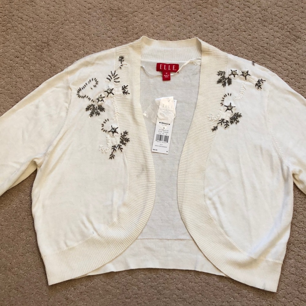 Embroidered cardigan